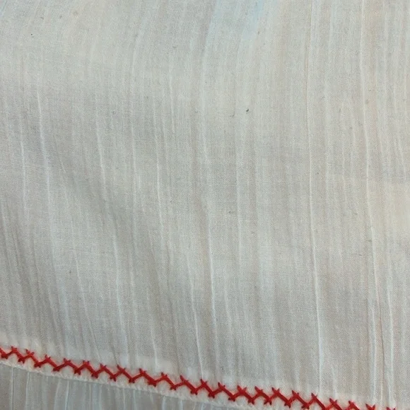 Joie Clemency embroidered Dress White Red size Small - Picture 6 of 6